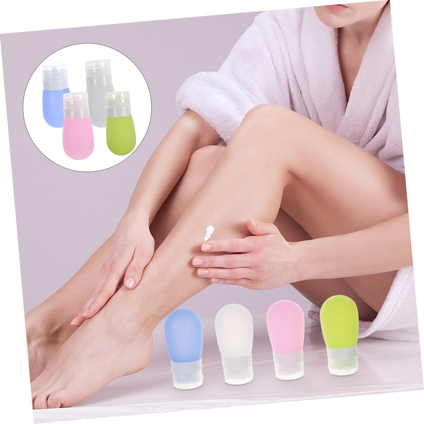 Didiseaon 12 Pz Flaconi Cosmetici Portatili Da Viaggio Flaconi Campione Contenitori Da Viaggio Per Liquidi Piccoli Contenitori Da Viaggio Contenitore Da Viaggio Per Saponette Gel Di Silice