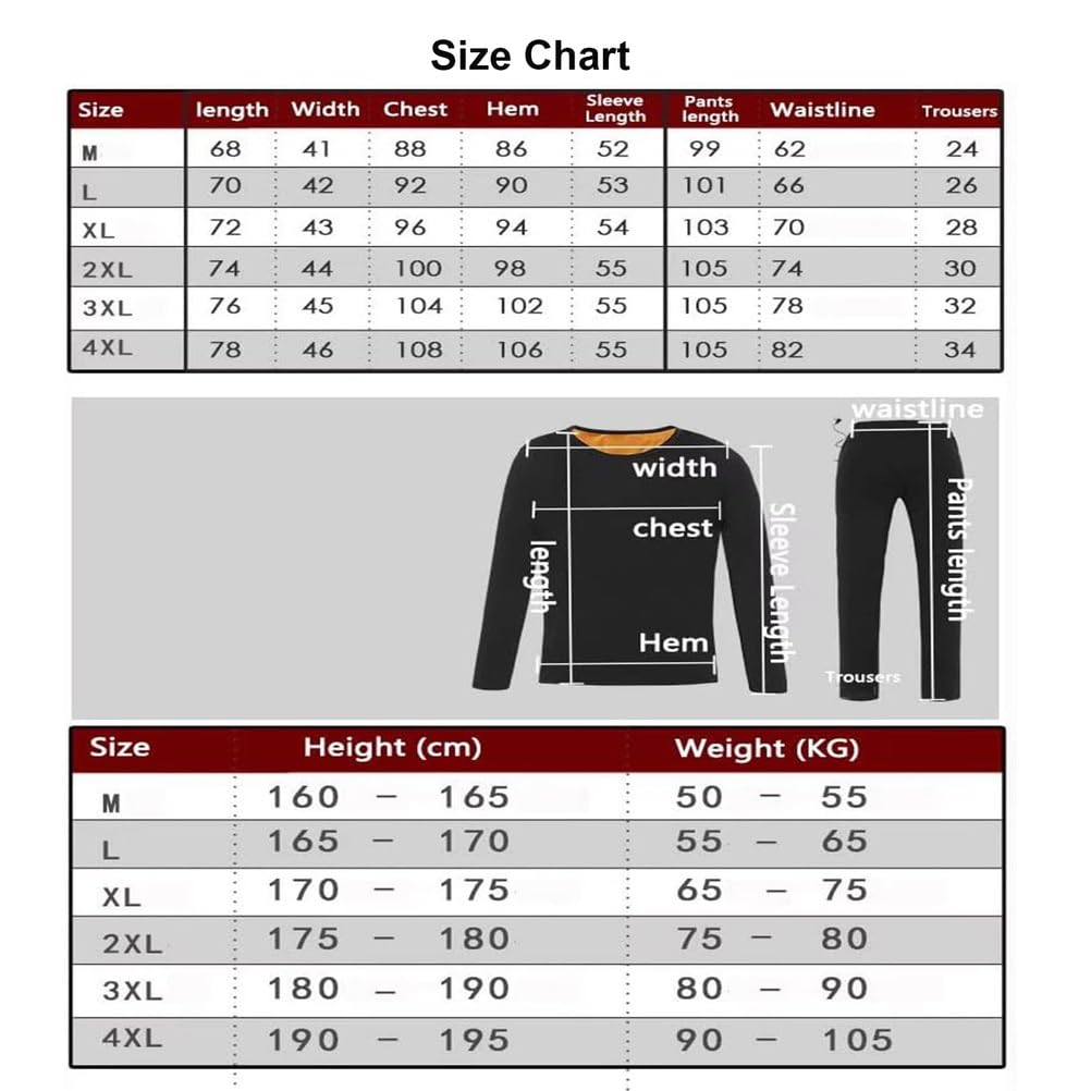Ropa Interior Térmica para Hombre con 9 Zonas Térmicas, Camiseta y Pantalón Térmicos con Calefacción Eléctrica USB, Capa Base Térmica Lavable para Invierno,M