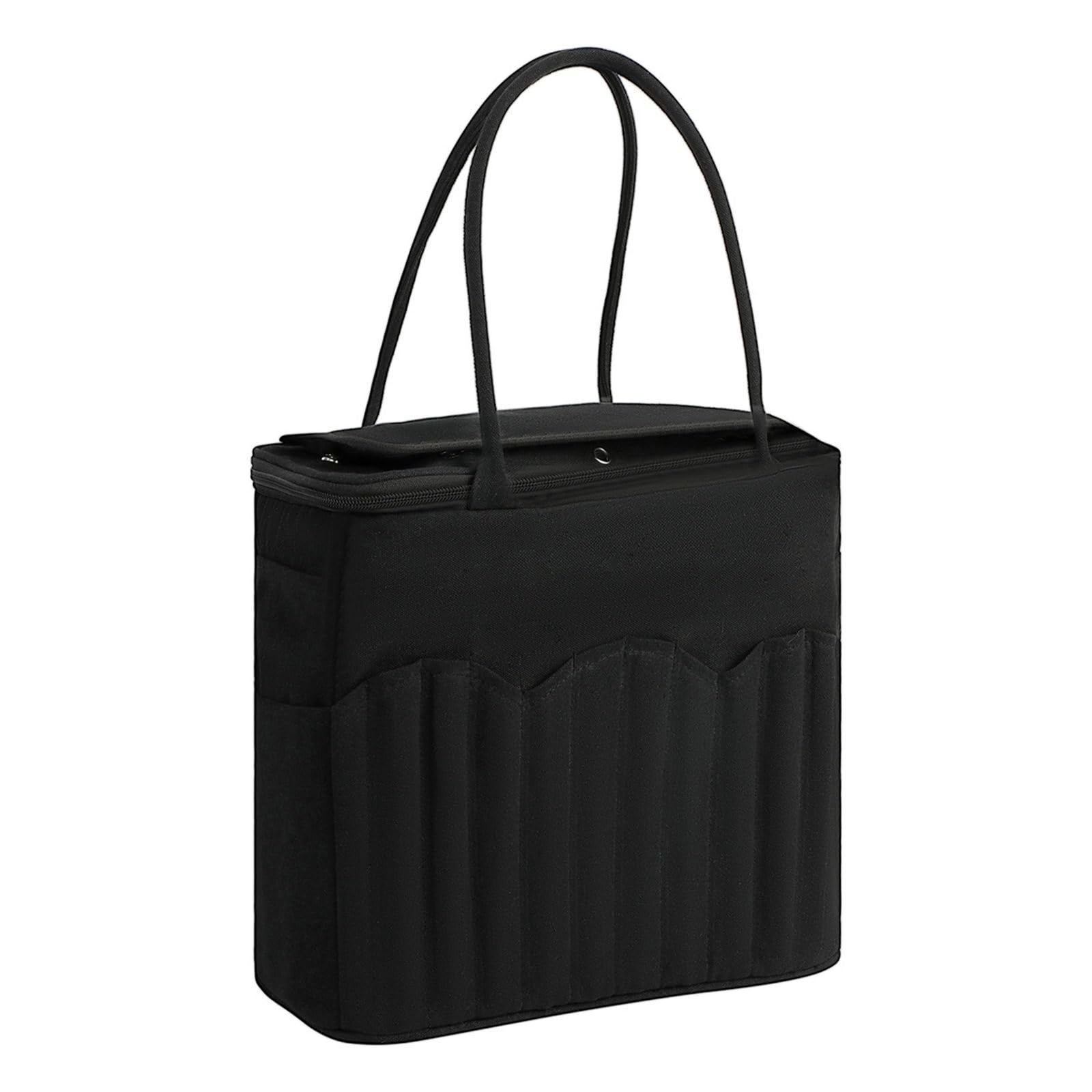 Piceioep Large Capacity Craft Organizers Bag for Knitting Supplies Craft of Sturdy Canvas Fabric Portable Bag