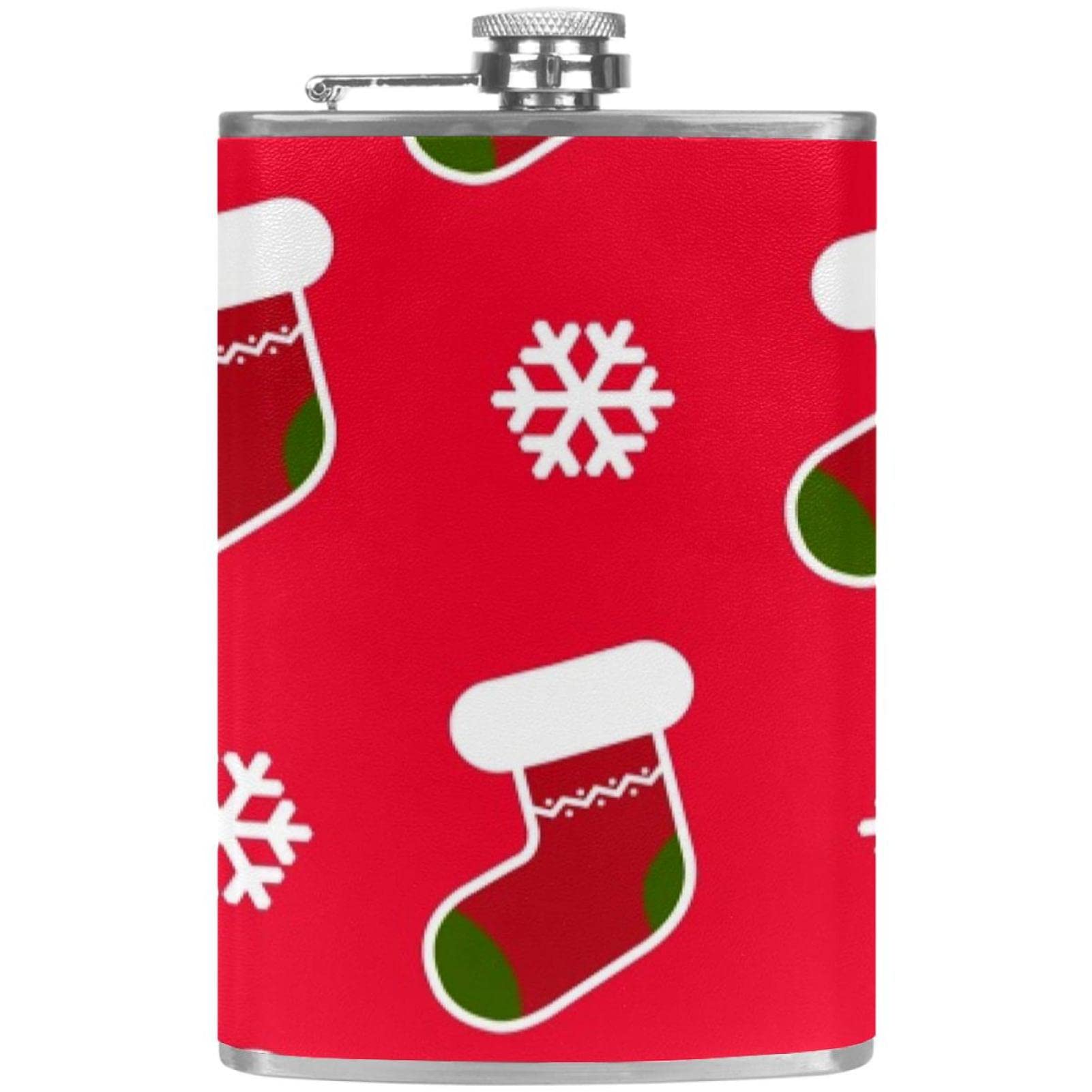 Flasque de Noël en acier inoxydable étanche avec entonnoir de précision