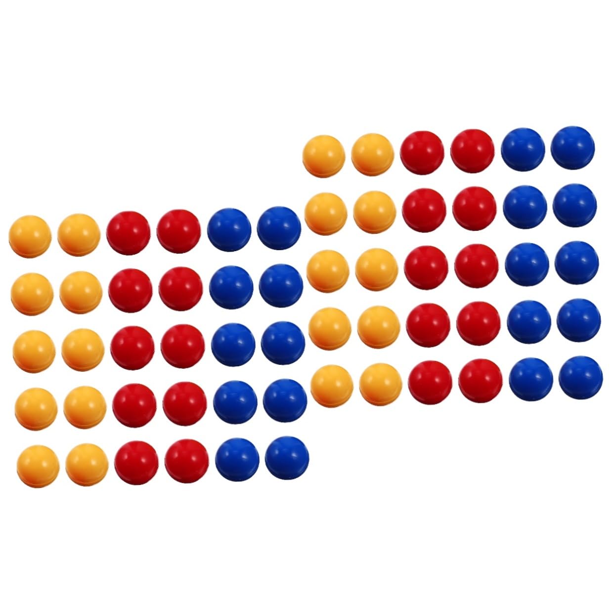 BESPORTBLE 2 Sets Sphere Game Balls Numbered Party Raffle Balls Pp Material for Adult Parties