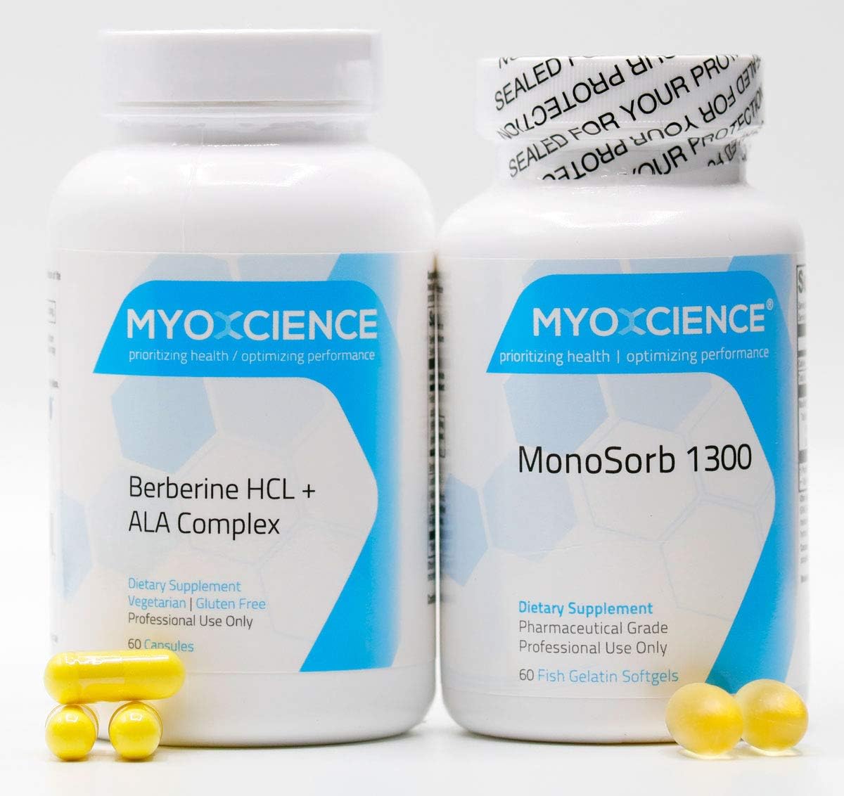 Autophagy Enhancer Bundle | Berberine HCl Alpha Lipoic Acid Extra Strength Omega-3 Fatty Acids DHA & EPA
