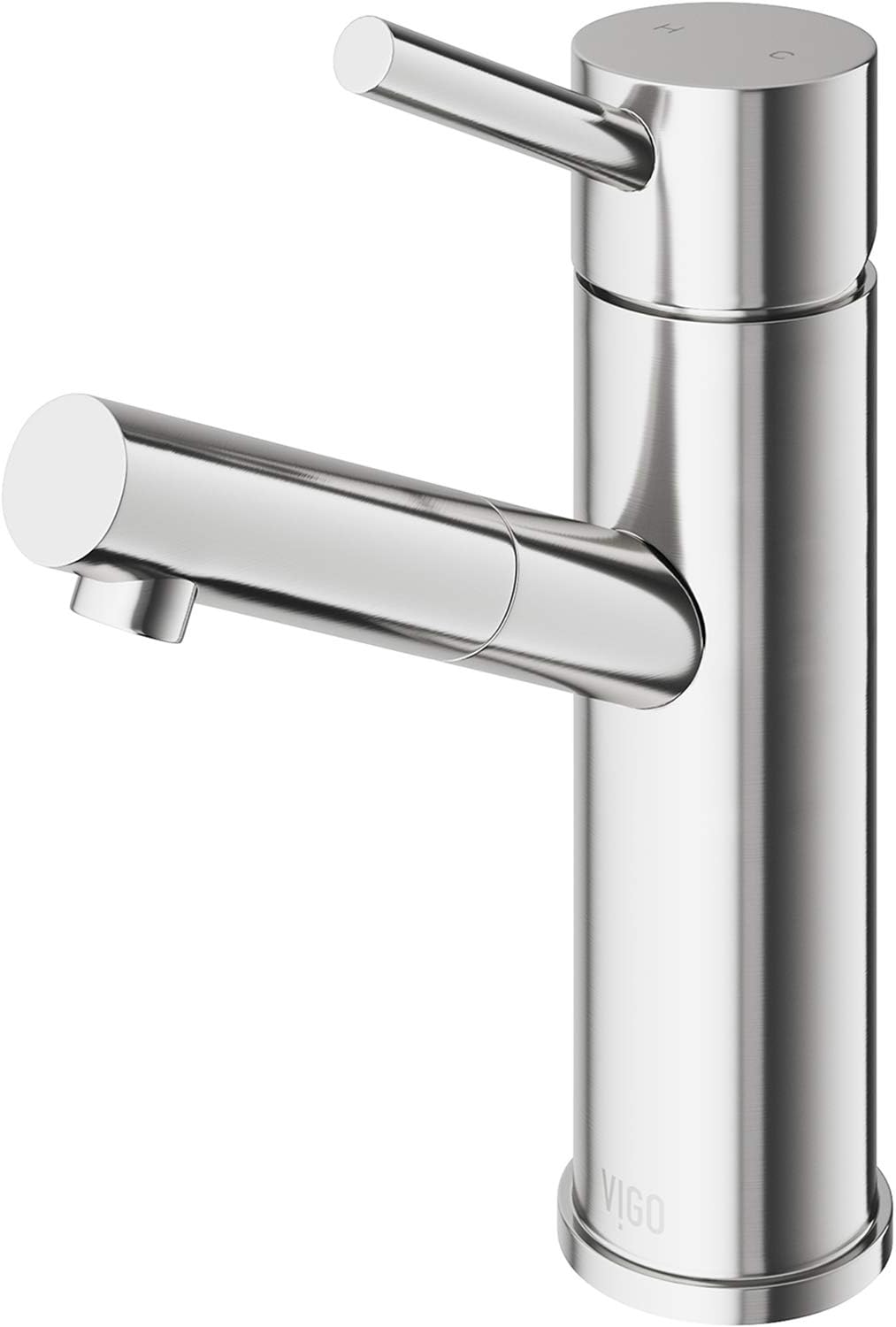 VIGO Noma 8'' H Single Handle Single-Hole Bathroom Faucet in Chrome-VG01009CH