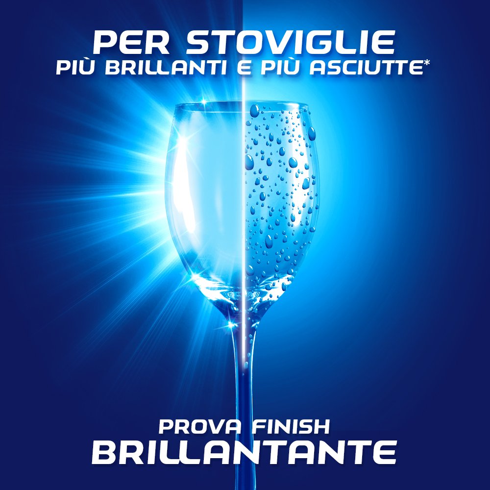 Finish Brillantante Adittivo Lavastoviglie, Limone, 250 ml