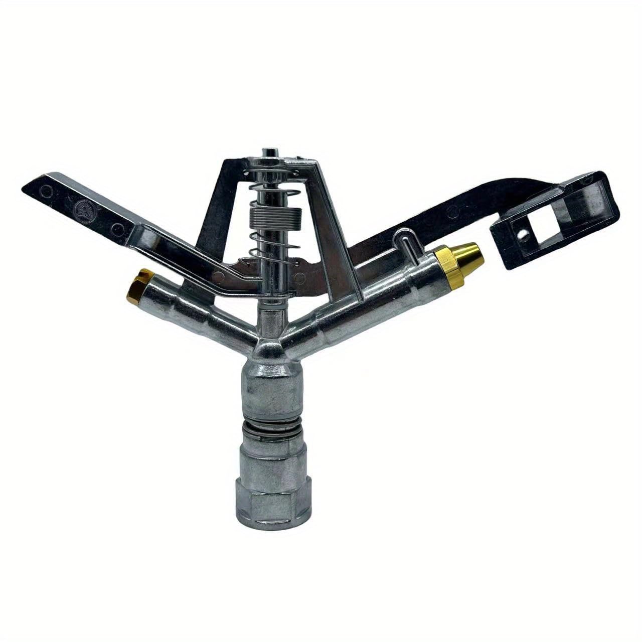 1inch Impact Sprinkler Lawn Sprinkler Head Garden Sprinkler Large Area Coverage Water Sprinklers