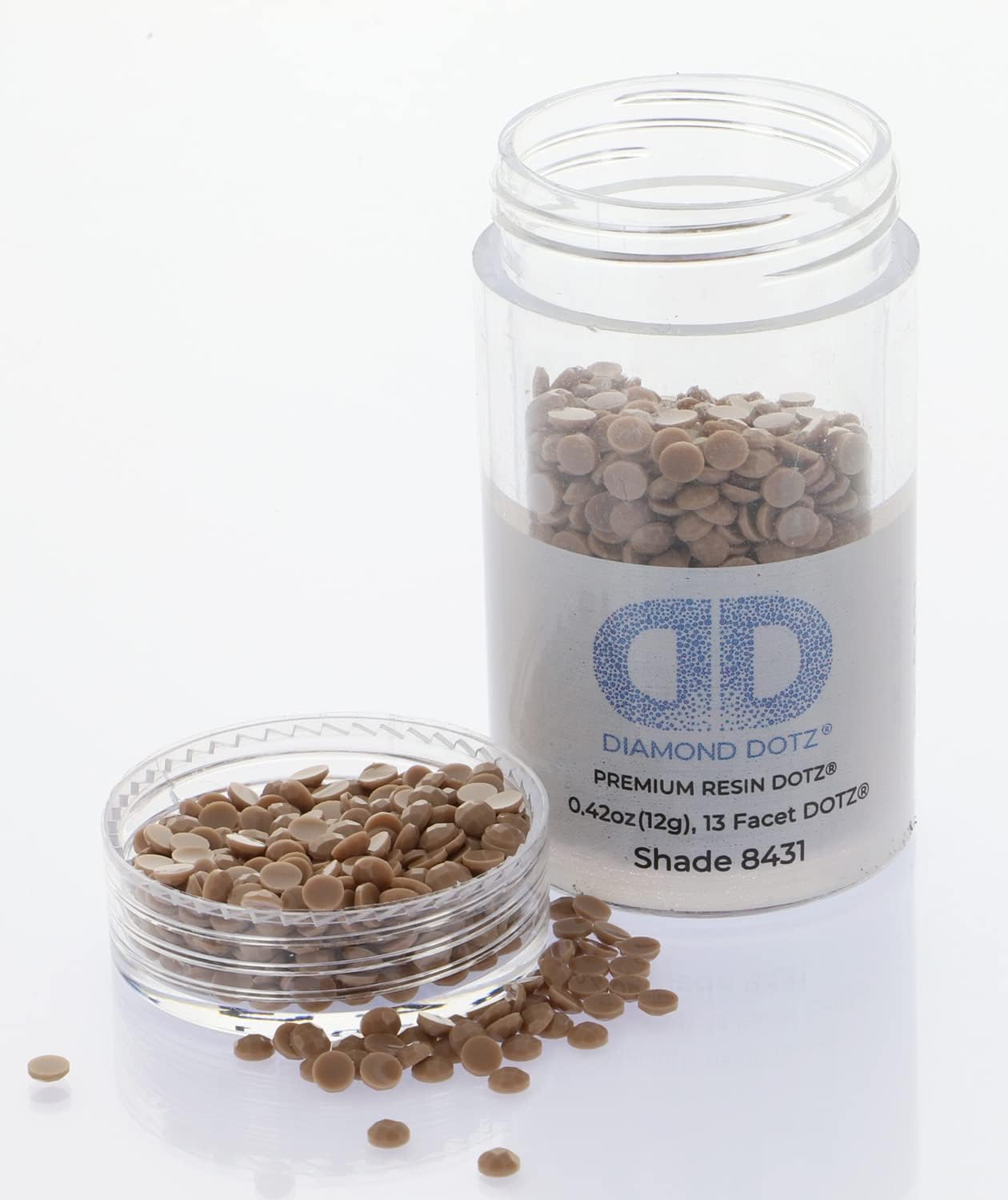 Diamond Dotz 2.8MM 12G Single Cylinder (1 Pack) Dark Twig - Freestyle Diamond Painting Beads, Diamond Art Beads, Replacement Drills, Loose Gems for DIY Crafts and Art Projects