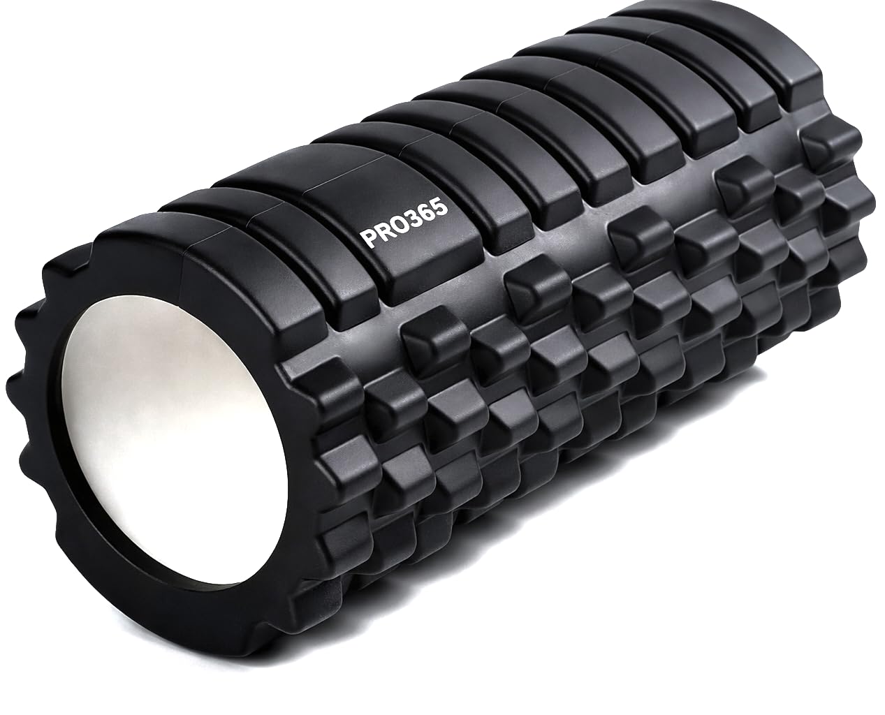PRO365 High-Density Foam Roller for Back Pain Relief | Deep Tissue Massage Roller for Muscle Recovery, Stretching & Exercise | Gym & Home Use | 33 cm-image-23