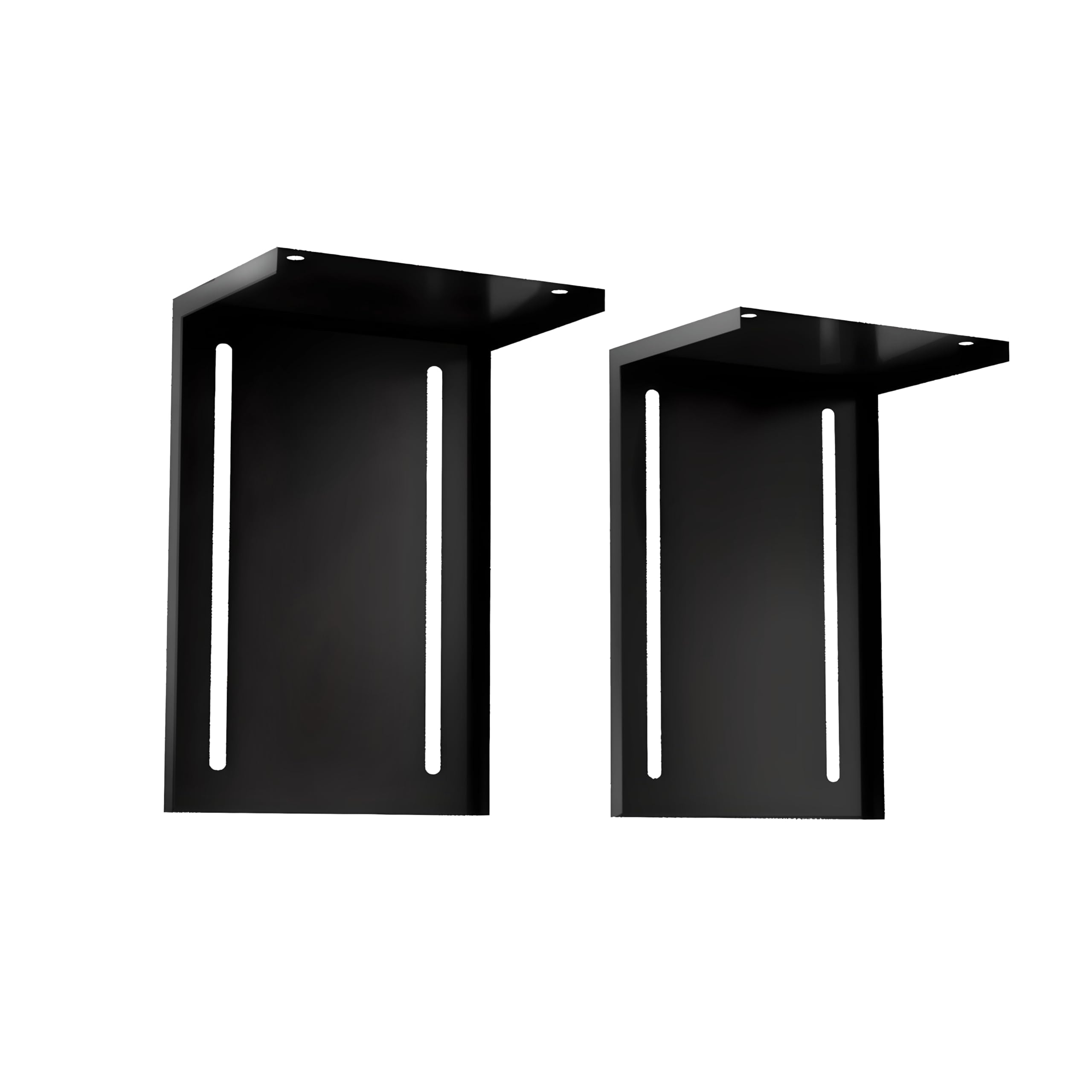 DuraSteel Air Curtain Ceiling Mount - Dark Ceiling Bracket - 2 Pcs/Set Without Rope by Aerial Titan-1