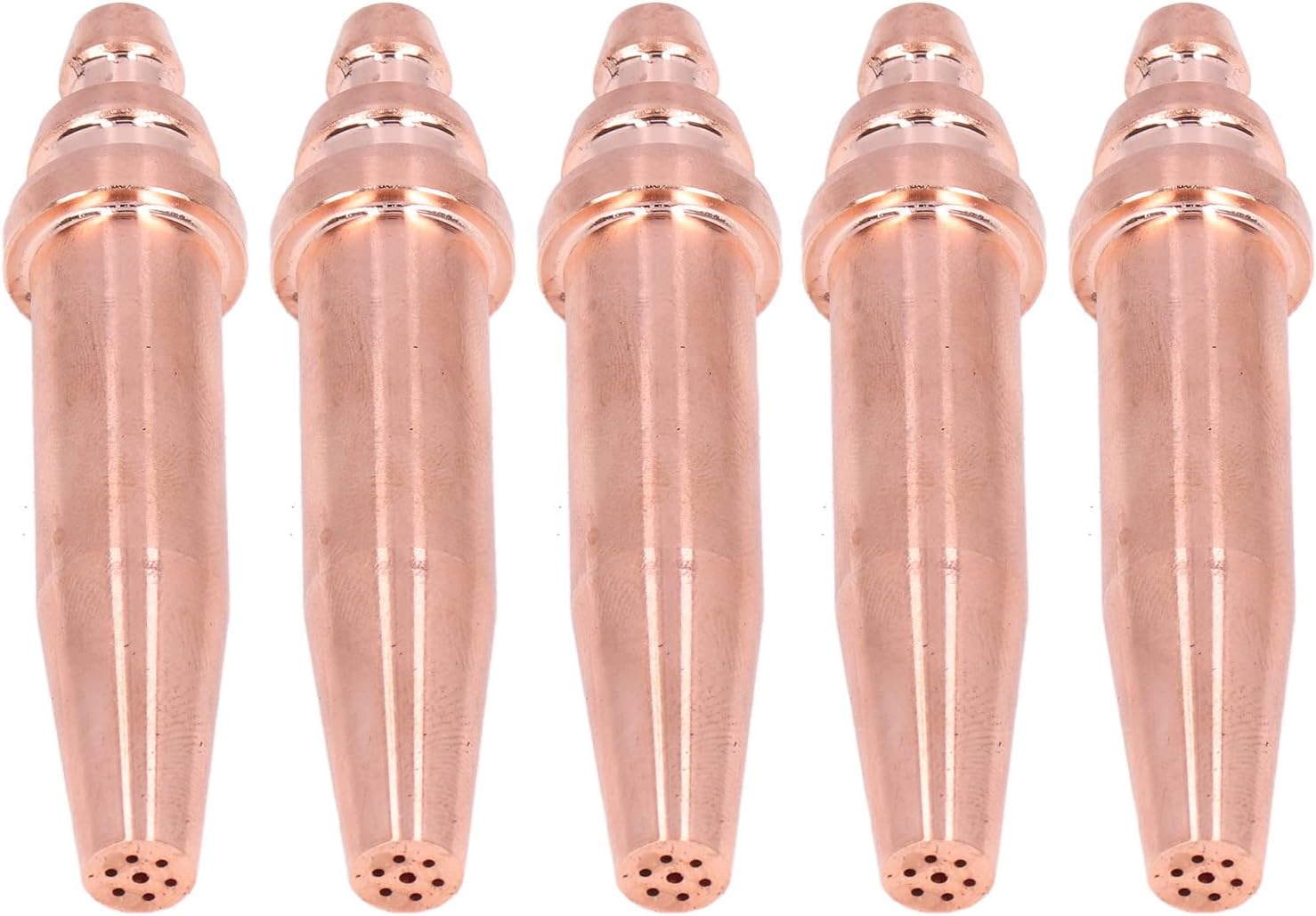 5Pcs Acetylene Cutting Tips Acetylene Cutting Tips, Nozzle Torch Consumable Accessories for Integrated Machine 2# G02‑2