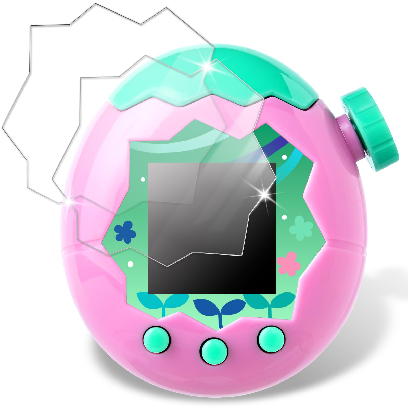 たまごっちパラダイス　 水色とピンク 画面シート付き Amazon.co.jp: Lifeinnotech フィルム Tamagotchi Paradise