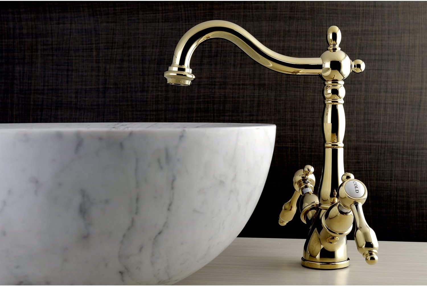 Kingston Brass KS1491TAL Vessel Sink Faucet, Polished Chrome