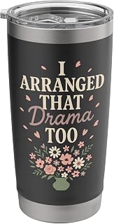 Wedding Florist Floral Designer Crew Bouquet Artist Boss Stainless Steel Insulated Tumbler