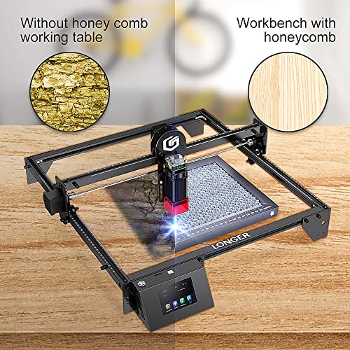 Image of Longer Honeycomb Laser Bed, 300 x 200 mm Working Table with Aluminum Panel | For All Laser Engraver Machine,Smoke Evacuation,Better Heat Dissipation, Double Protection