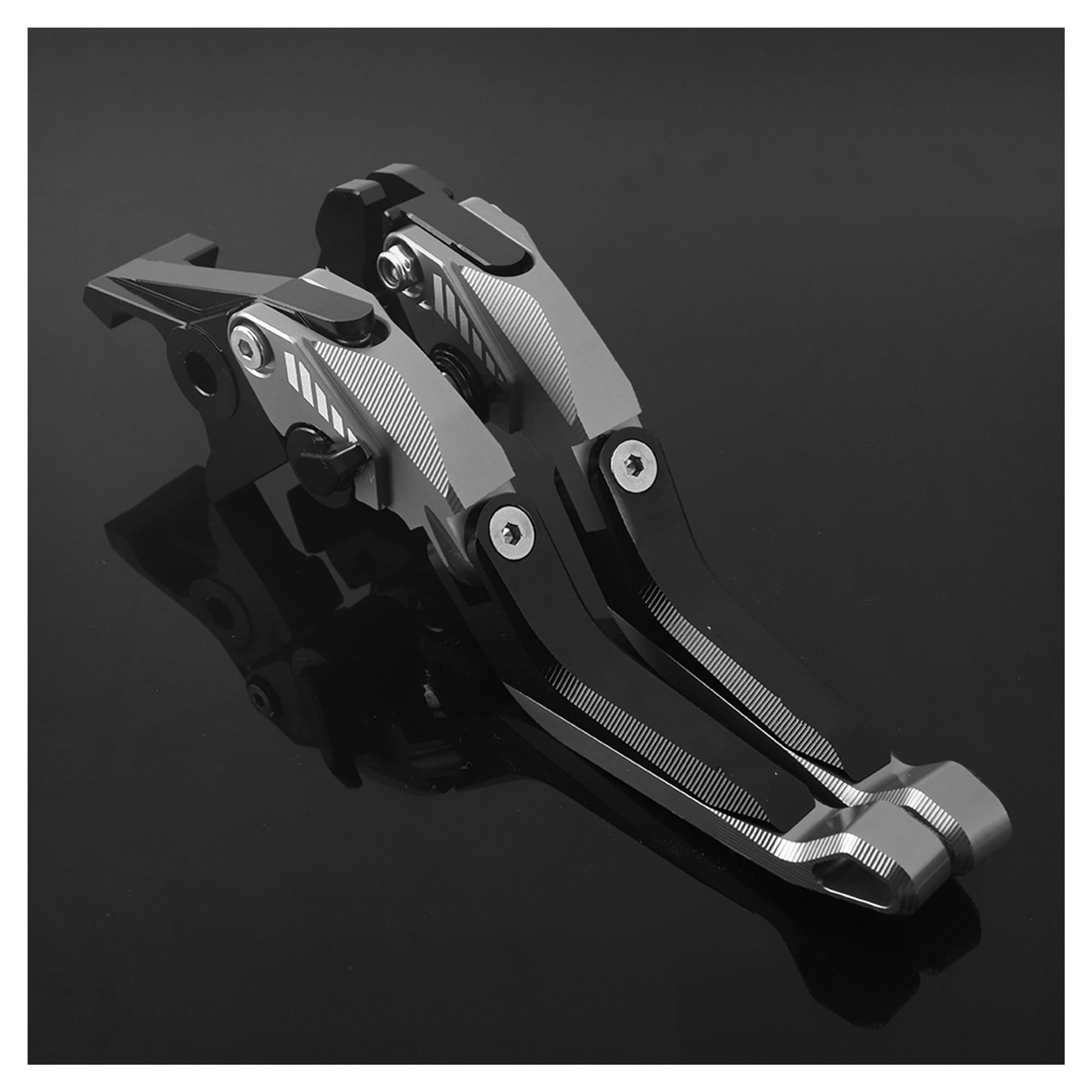 Tingyus H Motorbike Brake Lever For Loncin For Trofeo For Voge 350Ac Motorcycle Adjustable Cnc 5D Aluminium Brake Clutc Levers Andle(H)