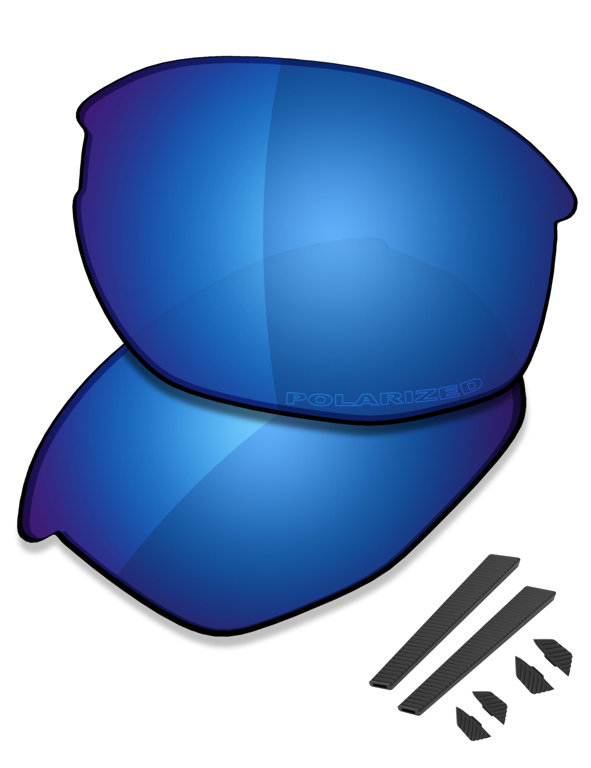 SAUCER Premium Replacement Lenses & Rubber Kits for Oakley Mercenary Low Bridge Fit OO9424F Sunglasses