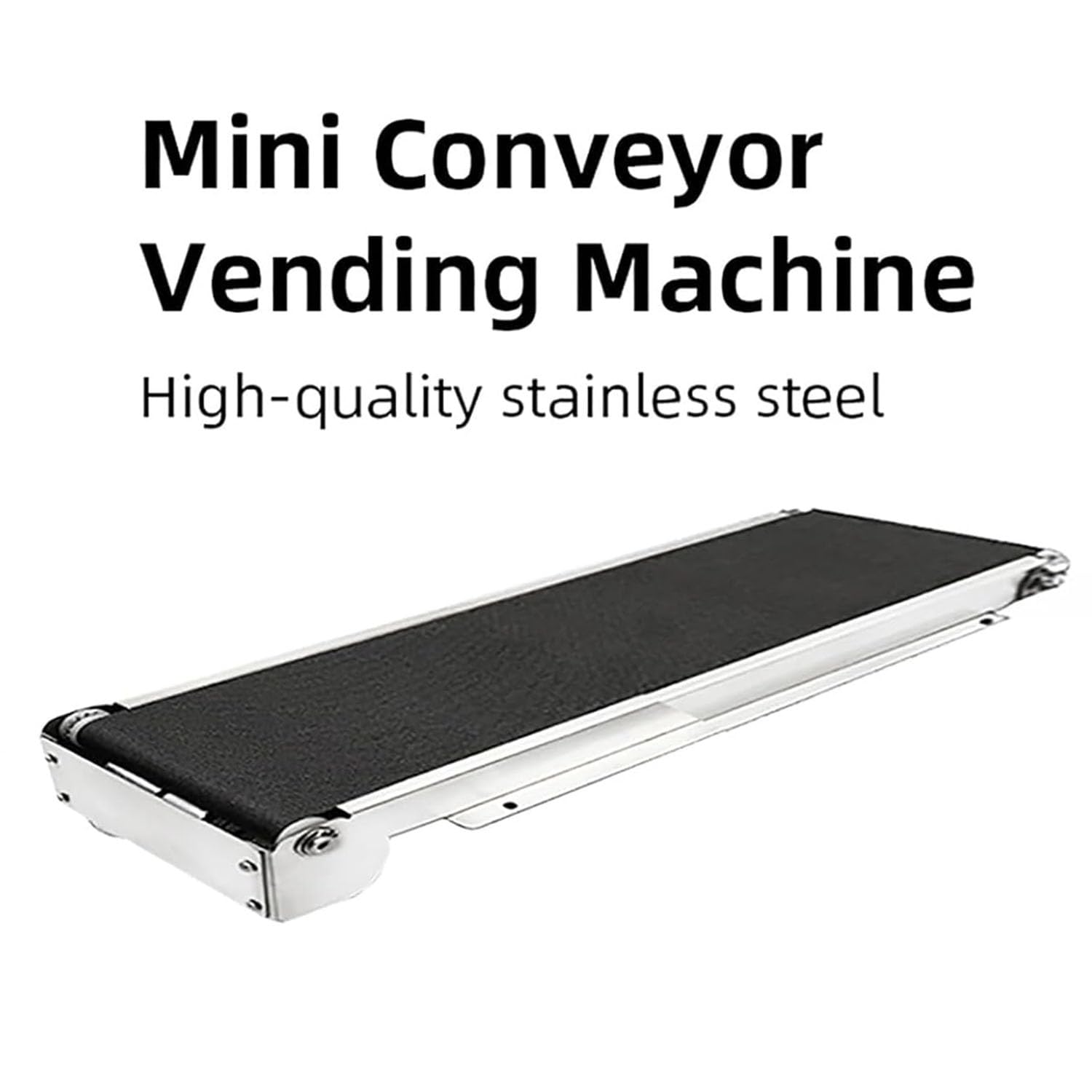 COYEUX Transportador eléctrico para línea de Montaje, Cinta transportadora pequeña de 460 mm x 118 mm, Carga 5 kg, para procesamiento de Alimentos, envasado de Productos
