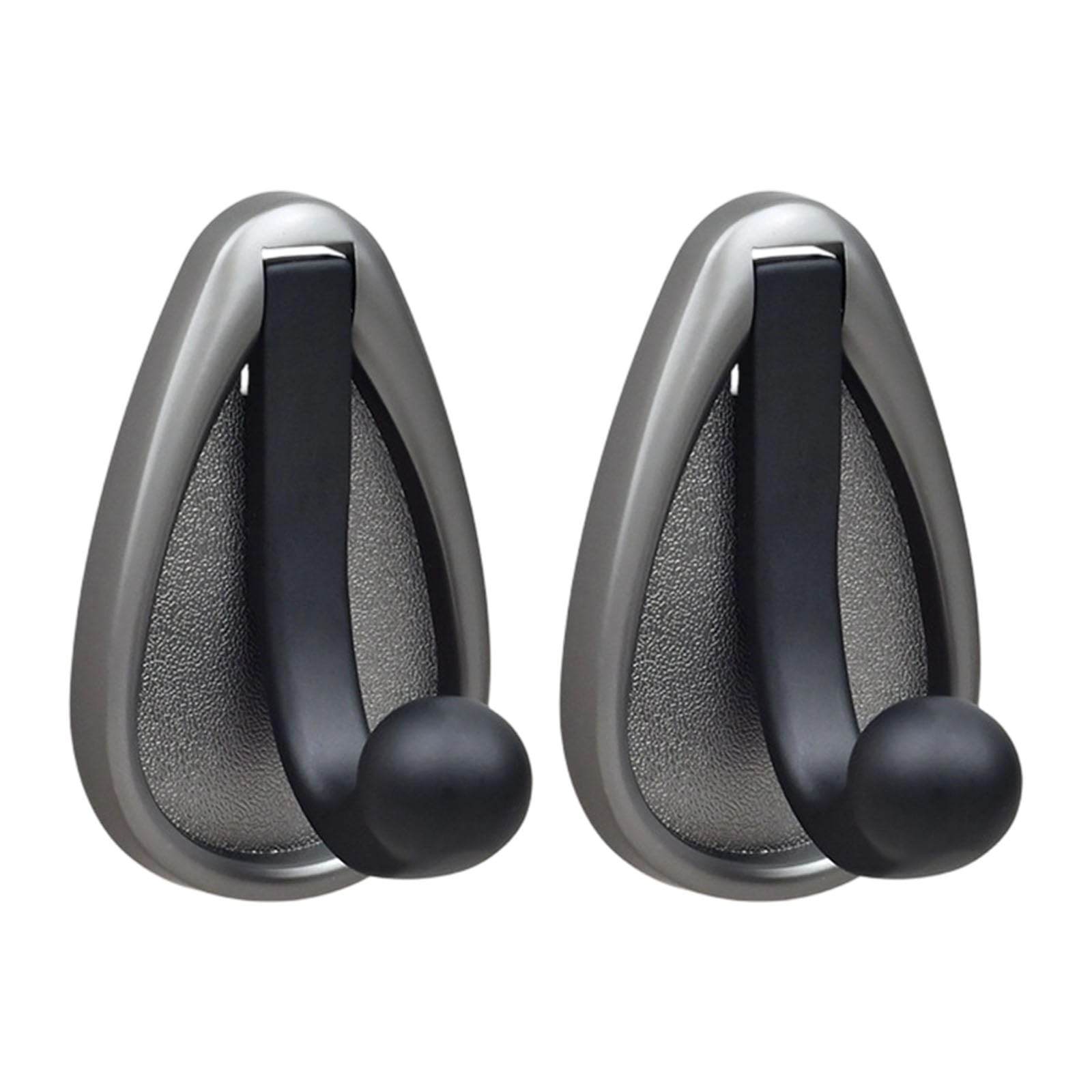 Cazstyk Gray Black Simple Kirsite Hook For Wall Mount Heavy Items Like Coat Jackets Sturdy Clothes Hanger Sturdy Hook