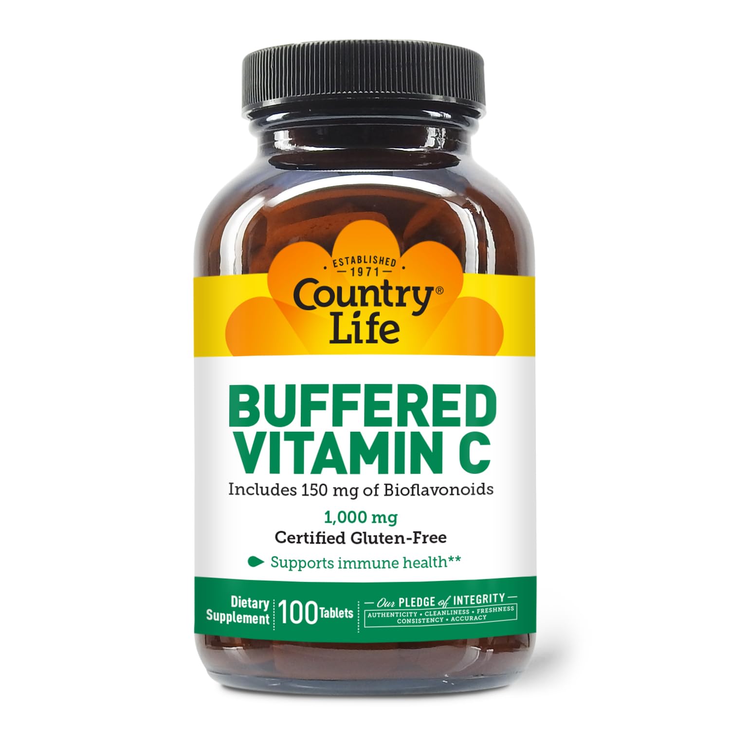 Country Life Buffered Vitamin C 1000mg