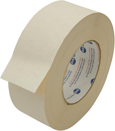 Miniatura 4 de Intertape 591BEIG136 591 Cinta de papel de doble cara con parte trasera plana 1" x 36 yardas, beige