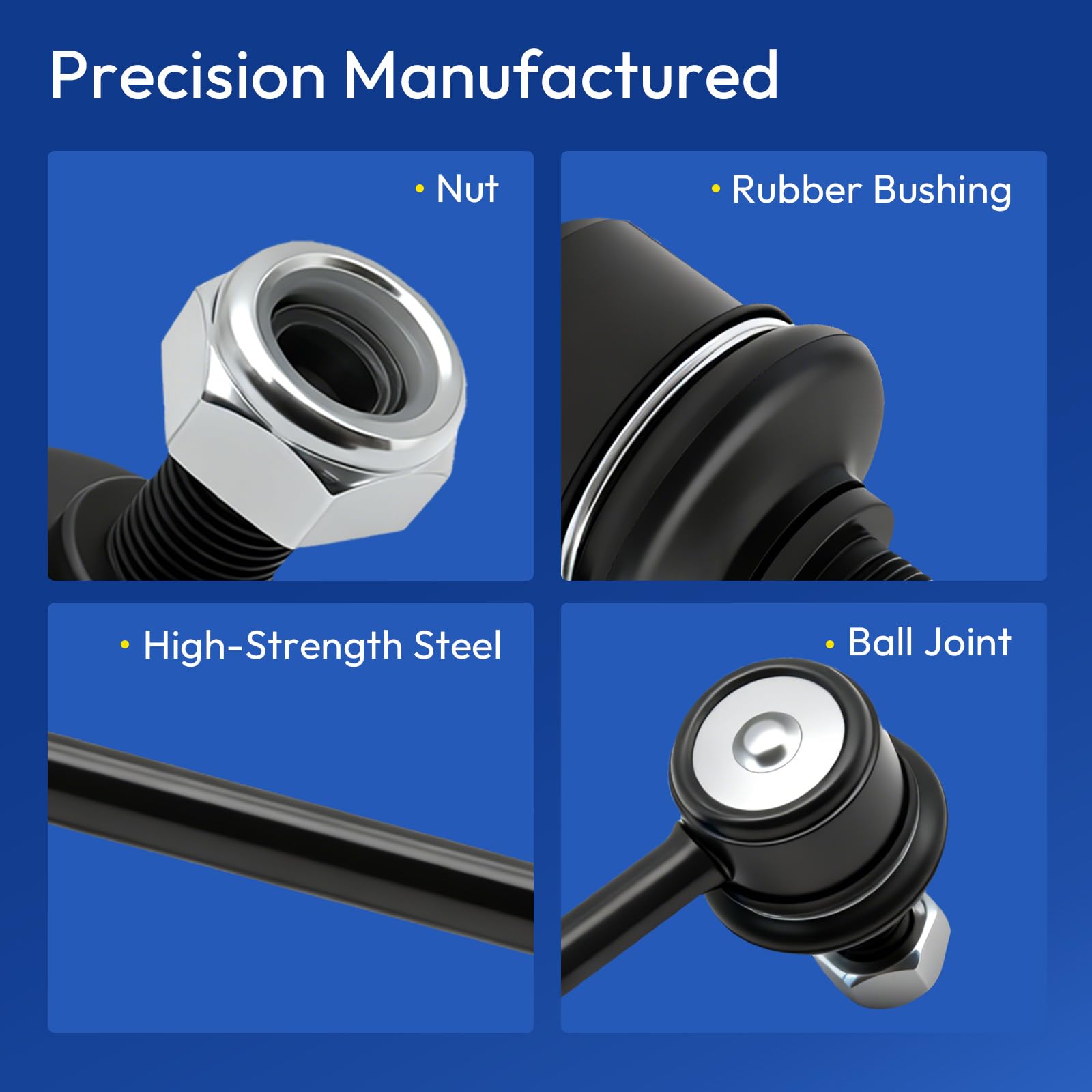 IZYSS K750554 Front Stabilizer Sway Bar Links for Volvo XC60 C70 S40 C30 V50 S80 XC70 for Mazda 3 3 Sport 2010-2013 for Ford Focus Escape C-Max