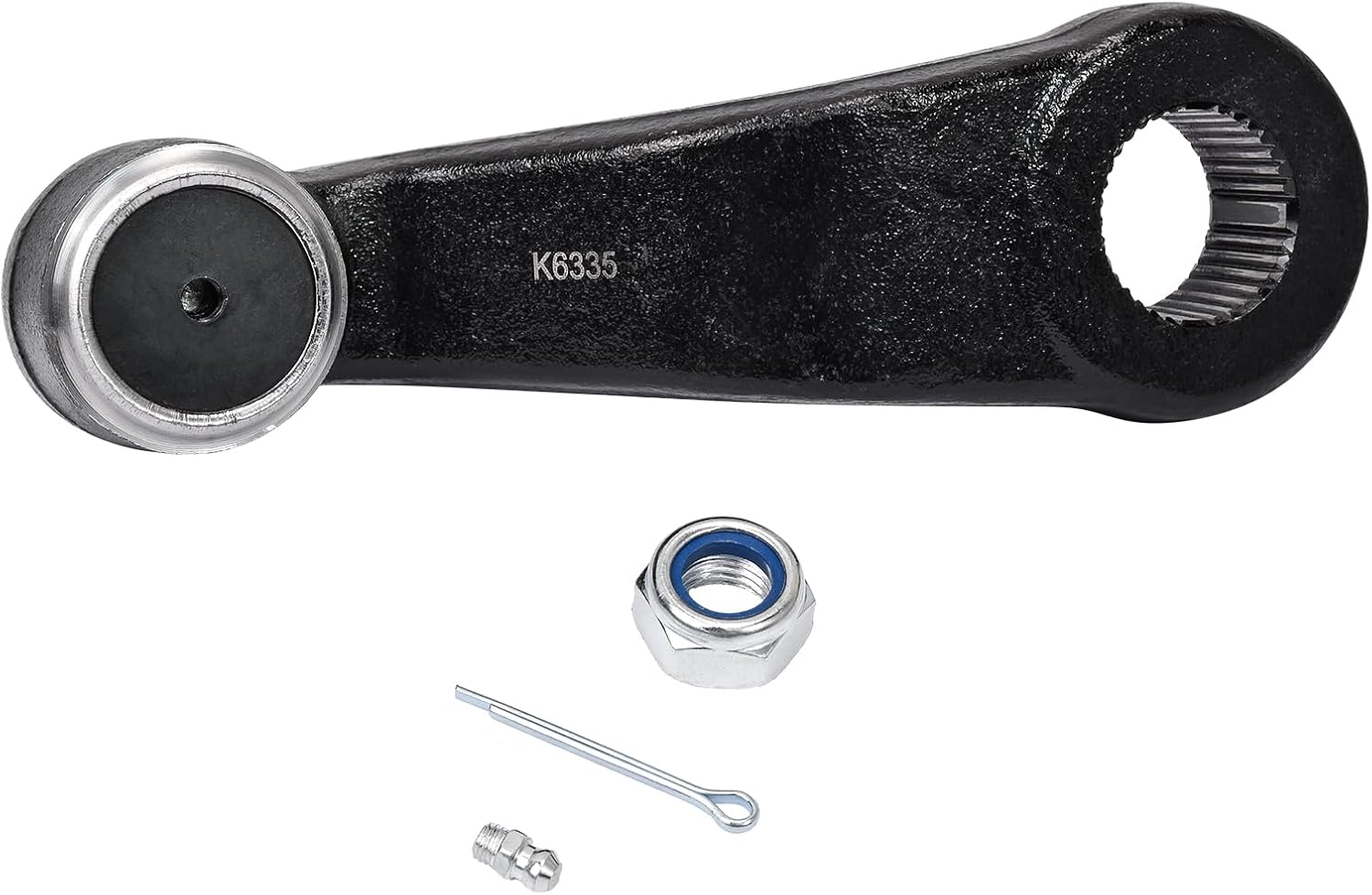 Hex Autoparts 3pcs Front Steering Kit – Pitman Arm, Idler Arm & Bracket Assembly for Chevy GMC C/K1500 2500 3500 1993-2000, Tahoe Yukon Escalade Blazer, Replace K6447 K6335 K6722