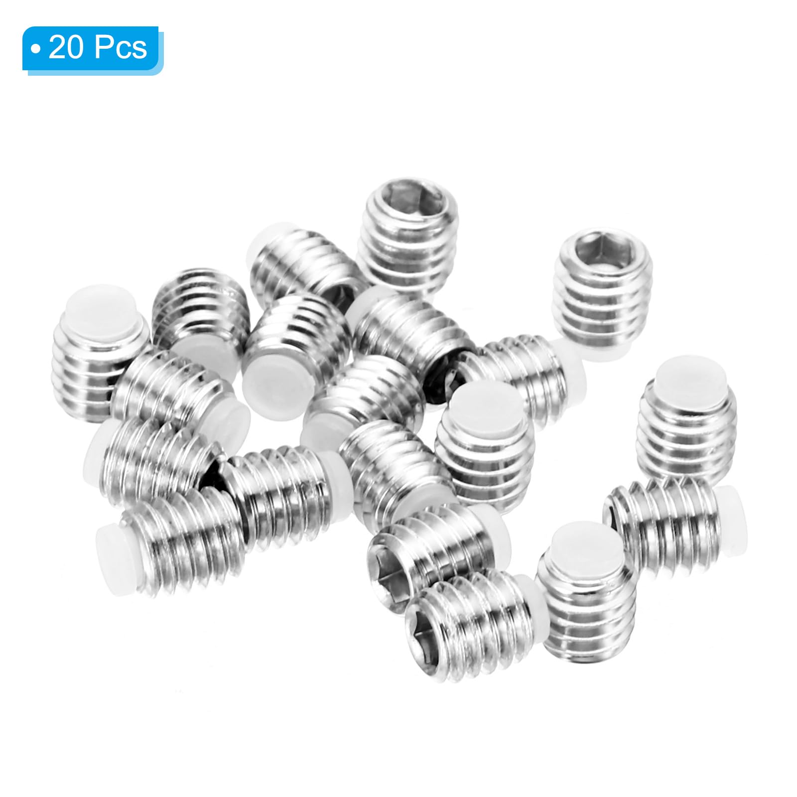 PATIKIL M6x6mm Nylon Tip Grub Screw - Image 3
