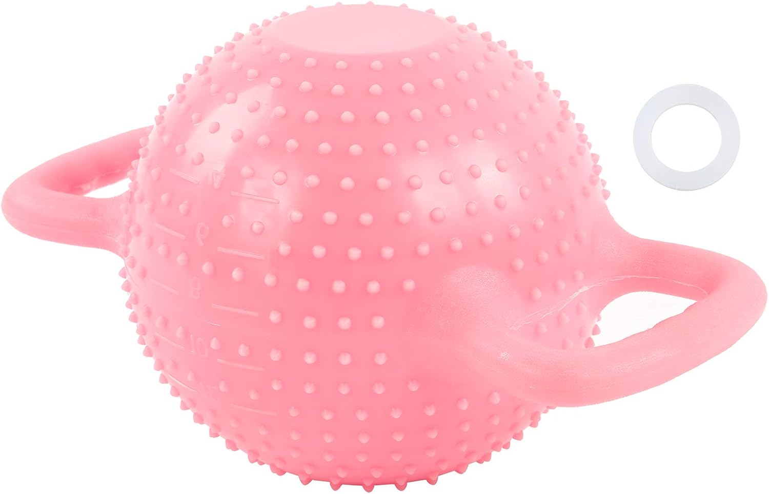 Water-Filled Kettlebell Home Gym Fitness Strength Training- Pink