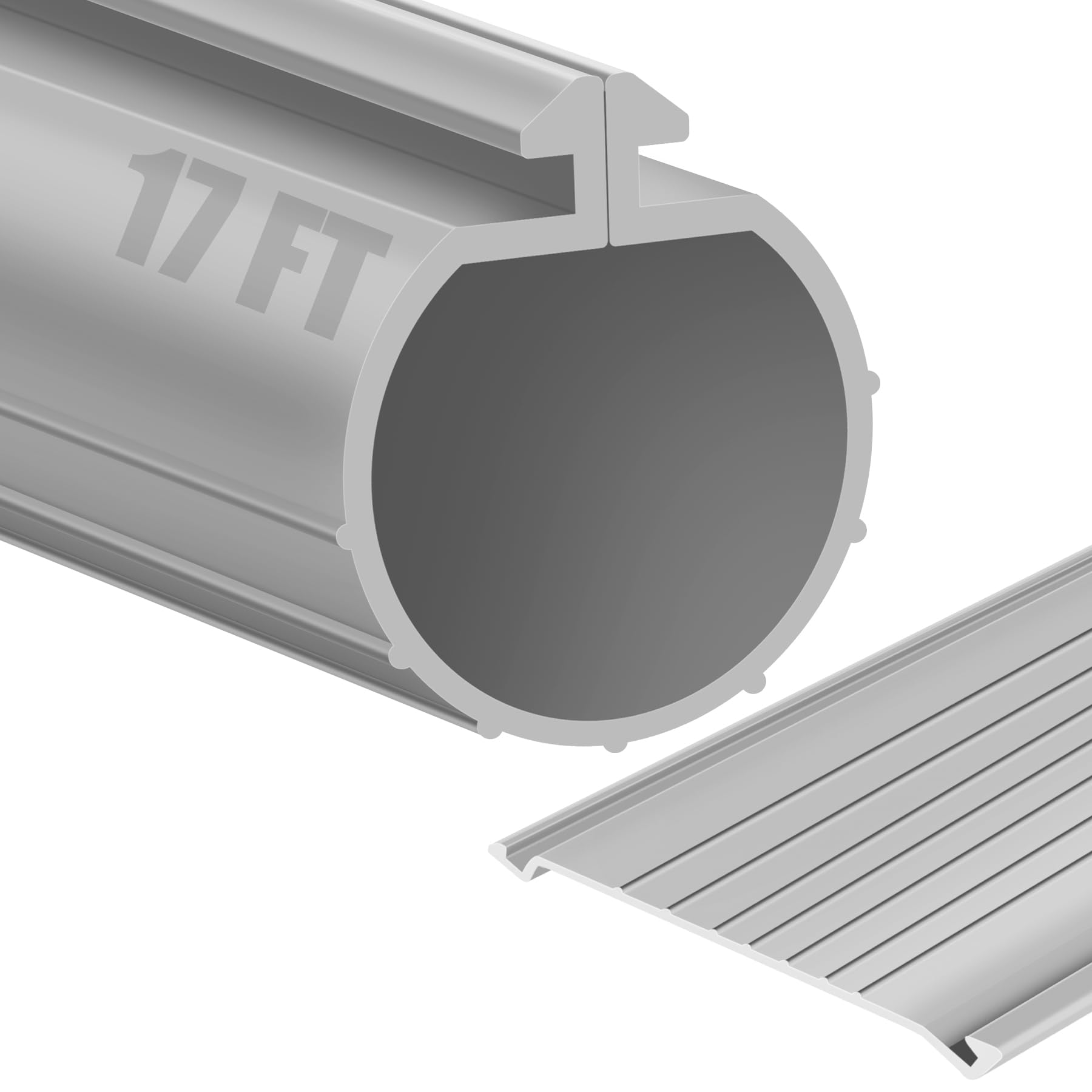 ToLanbbt Joint d'étanchéité de bas de porte de garage de 5,2 m pour Clopay, en caoutchouc EPDM pour porte de garage simple, bloque les vents froids/chauds, noir
