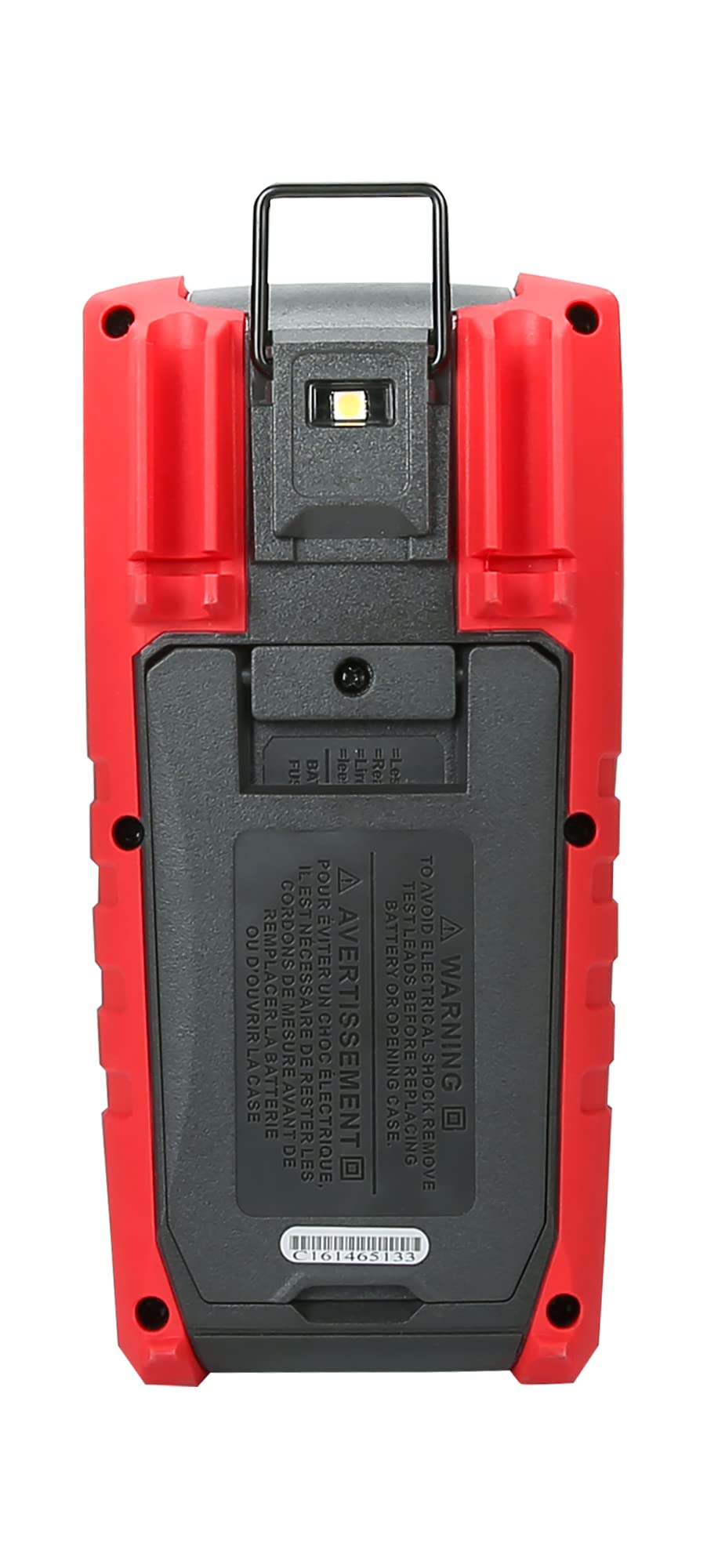 UNI-T PRO UT195E / MIE0295 / True RMS, pantalla LCD, linterna, color negro y rojo