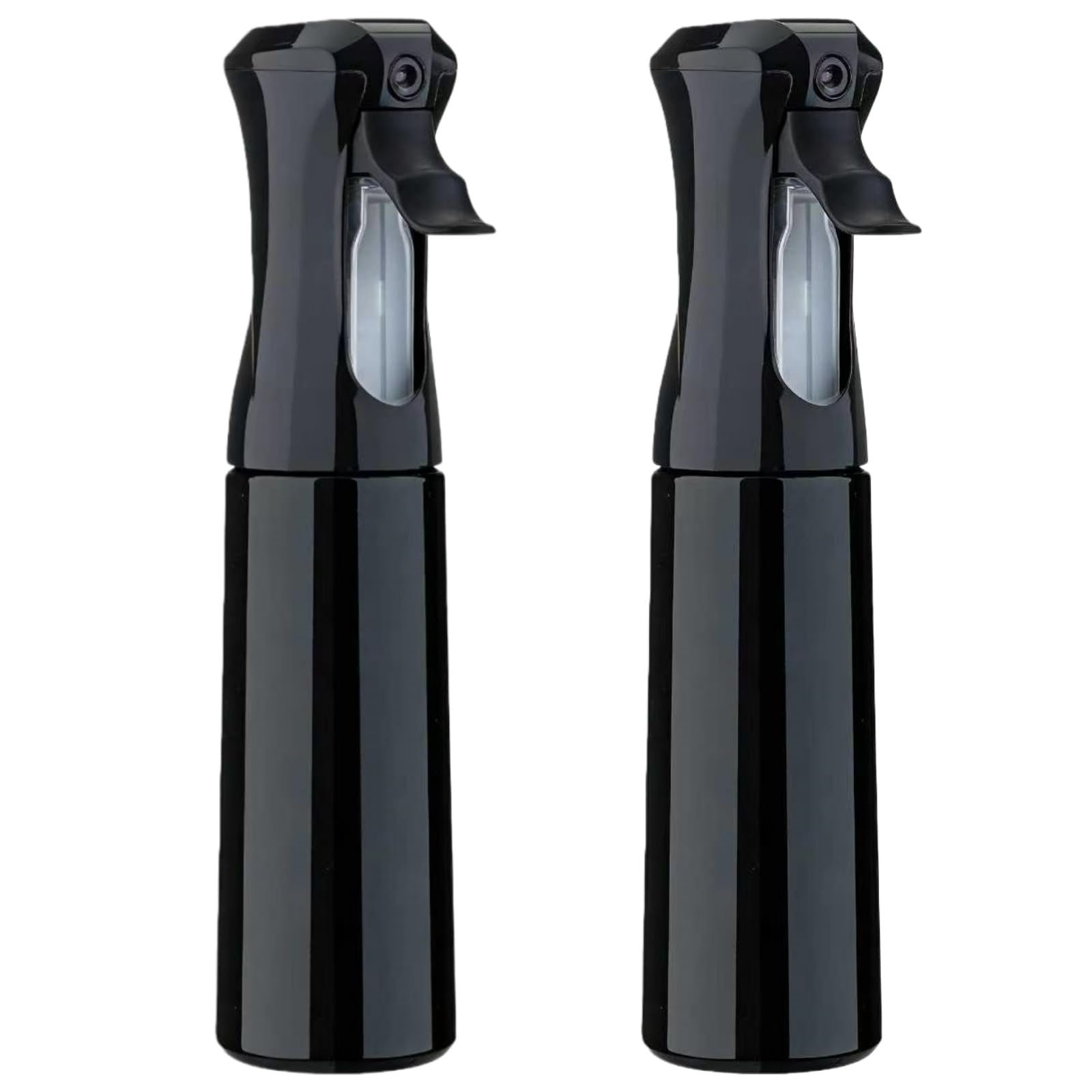 ZHIYE 2pcs Hair Spray Bottle, Continuous Water Mister Spray Bottle Empty, Aerosol Fine Mist Curly Hair Spray Bottle for Taming Hair in Morning, Hairstyling, Plants, Pets, Cleaning-5.4oz/160ml (Black)-image-28