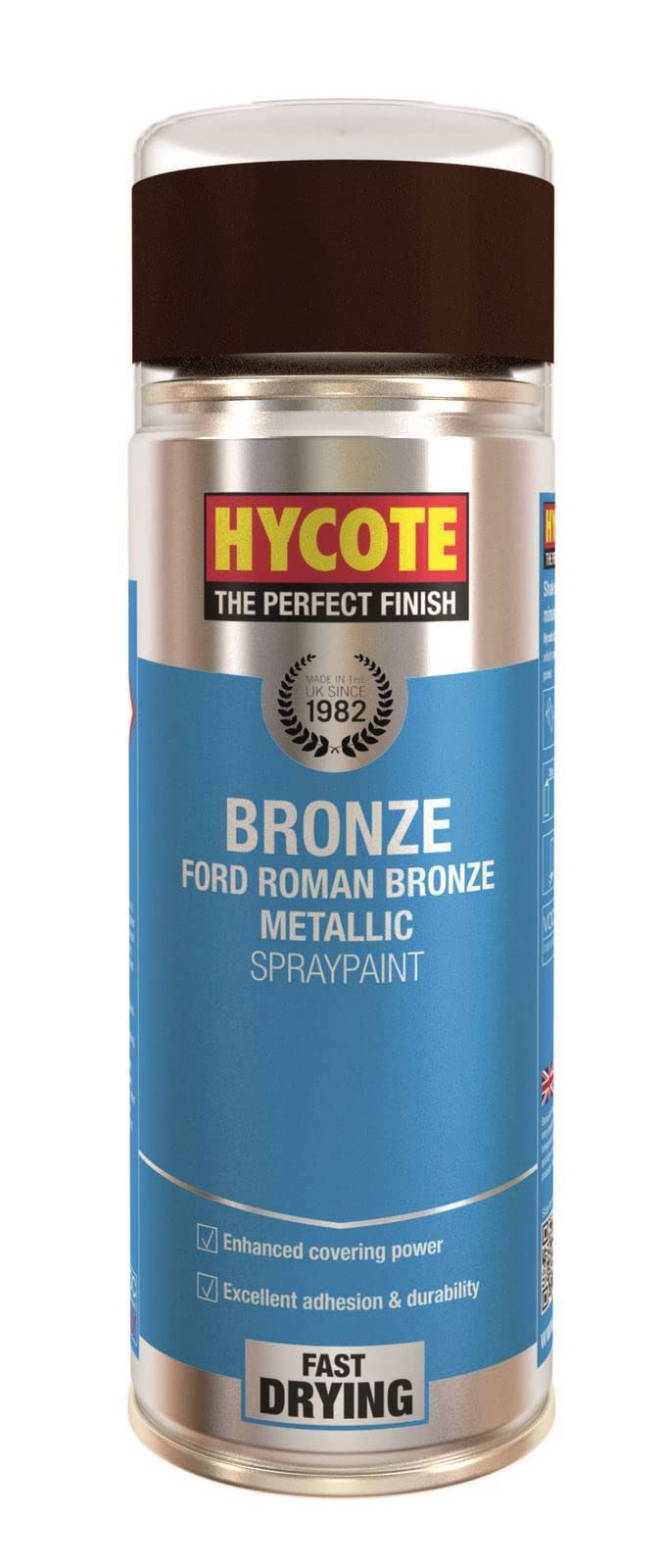 Hycote Colour Spray Paint XUK1028 Ford Roman Bronze Metallic 400ml x 2