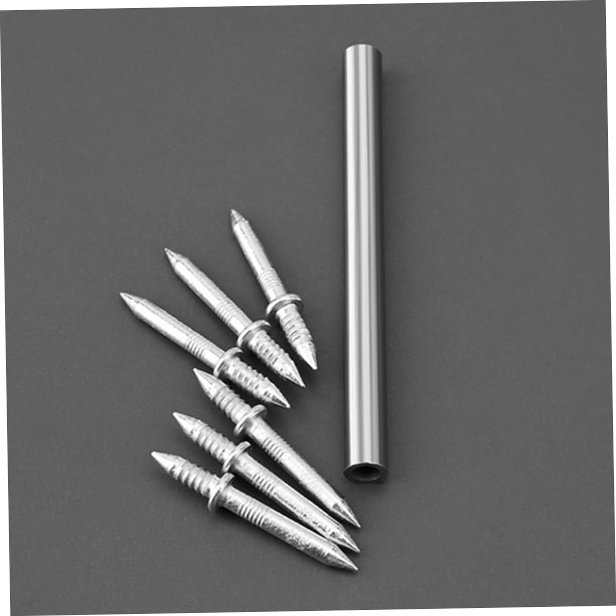 1.5 in. 4D Box Hot-Dipped Galvanized Steel Flat Head Nail Gray - 5 lbs - Pack of 6