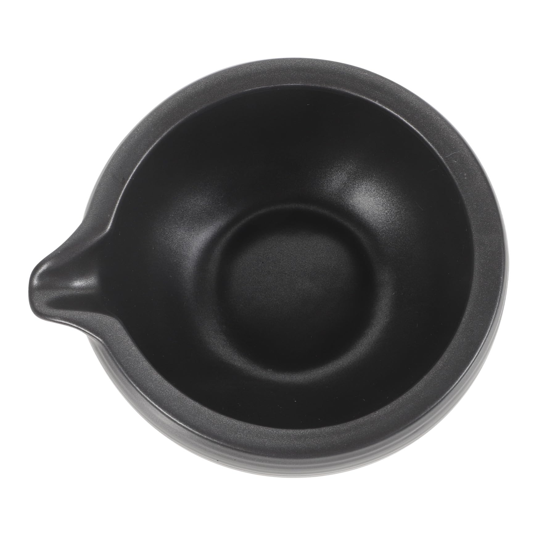 Bol à matcha anti-goutte avec bec verseur en céramique pour éviter les taches de thé