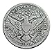 HU HAI XIA Moneta Commemorativa Replica American Quarter Barber 1906 Placcata Argento