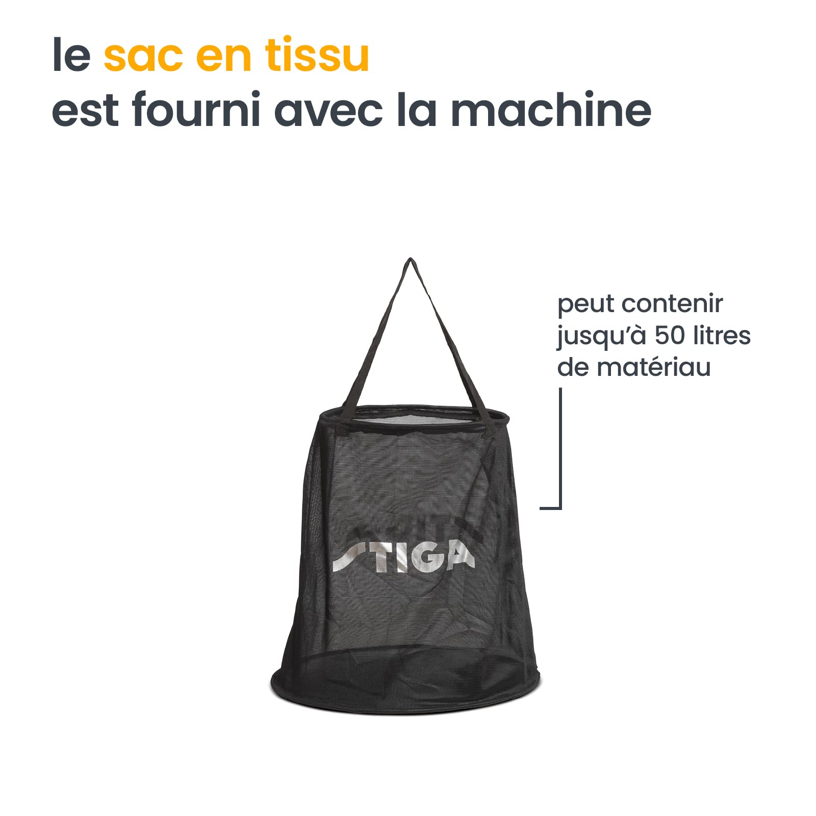 STIGA Bio Master 2200 Trituradora Eléctrica, 2200 W, Bolsa 50 L - Disco 2 Cuchillas Reversibles, Empujador Incluido - para Residuos De Jardín