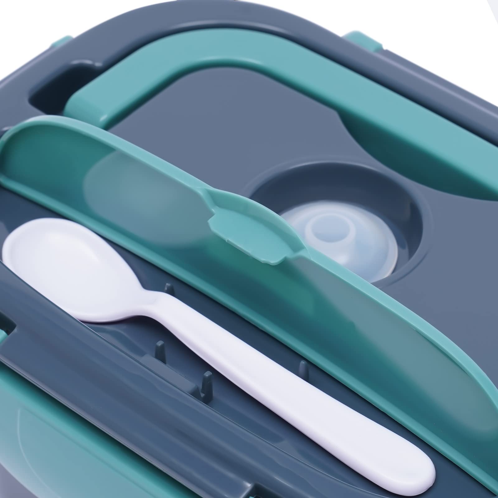 Faitron HeatsBox Go Boite Chauffante Repas Électrique Mobile, Sans BPA, Contrôle Par Application, Batterie Intégrée, Bol Anti-Fuite Gamelle Chauffante En Acier Inoxydable (925 Ml), 100 W, Gris