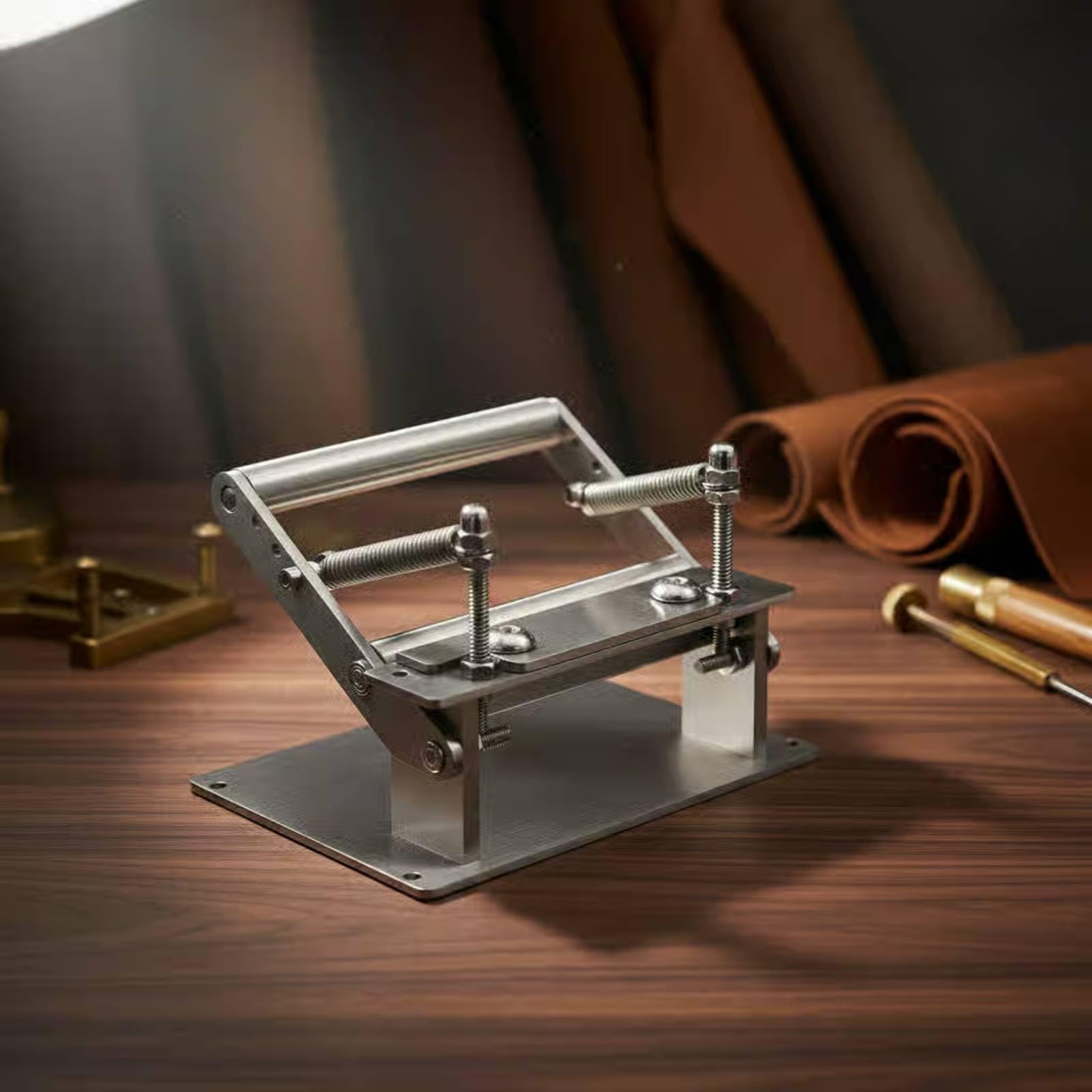 TAIZhiChen Macchina Scarnitrice Cuoio Taglio Preciso Spaccacuoio Manuale Resistente All'usura Utensile da Laboratorio per Casa, Grande