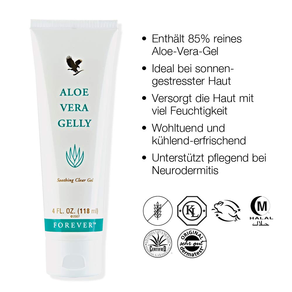 Aloe Vera Gelly 2 x 118 ml con Spremiagrumi Set