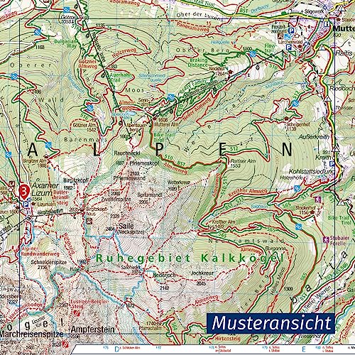 KOMPASS Wanderkarte 117 Zermatt, Saas-Fee 1:40.000: markierte Wanderwege, Hütten