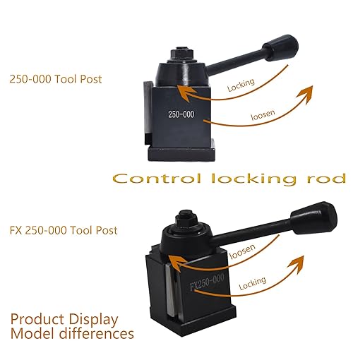 Miniatura 7 de Kimllier 6 piezas OXA 250-000 Tipo de cuña de cambio rápido Herramienta Post Set 8 pulgadas Swing OXA Tool Post