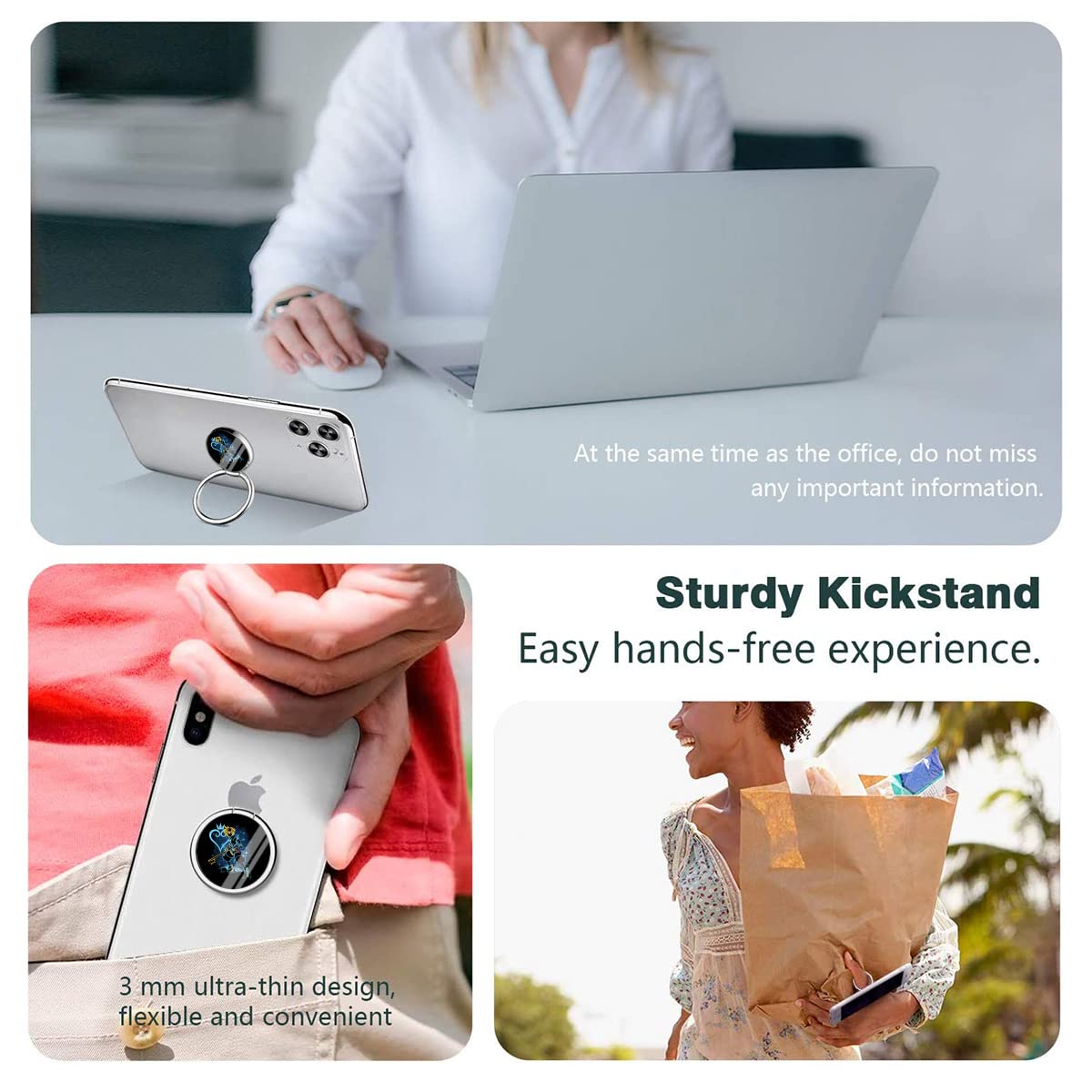 Amazon.co.jp: キングダムハーツ スマホリング ホールドリング スマホ