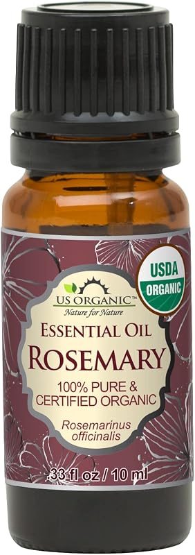 US Organic Óleo Essencial de Alecrim, 10 mL