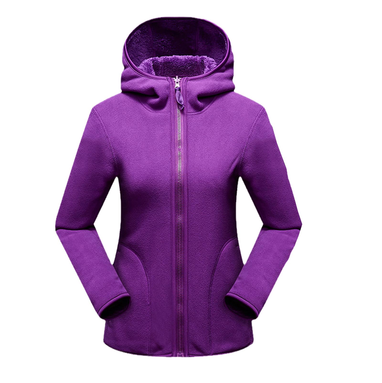 Sweejim Giacca Unisex Donna Pullover Felpe Con Cappuccio Cappotti Con Cappuccio In Pile Invernale Felpe Con Cerniera