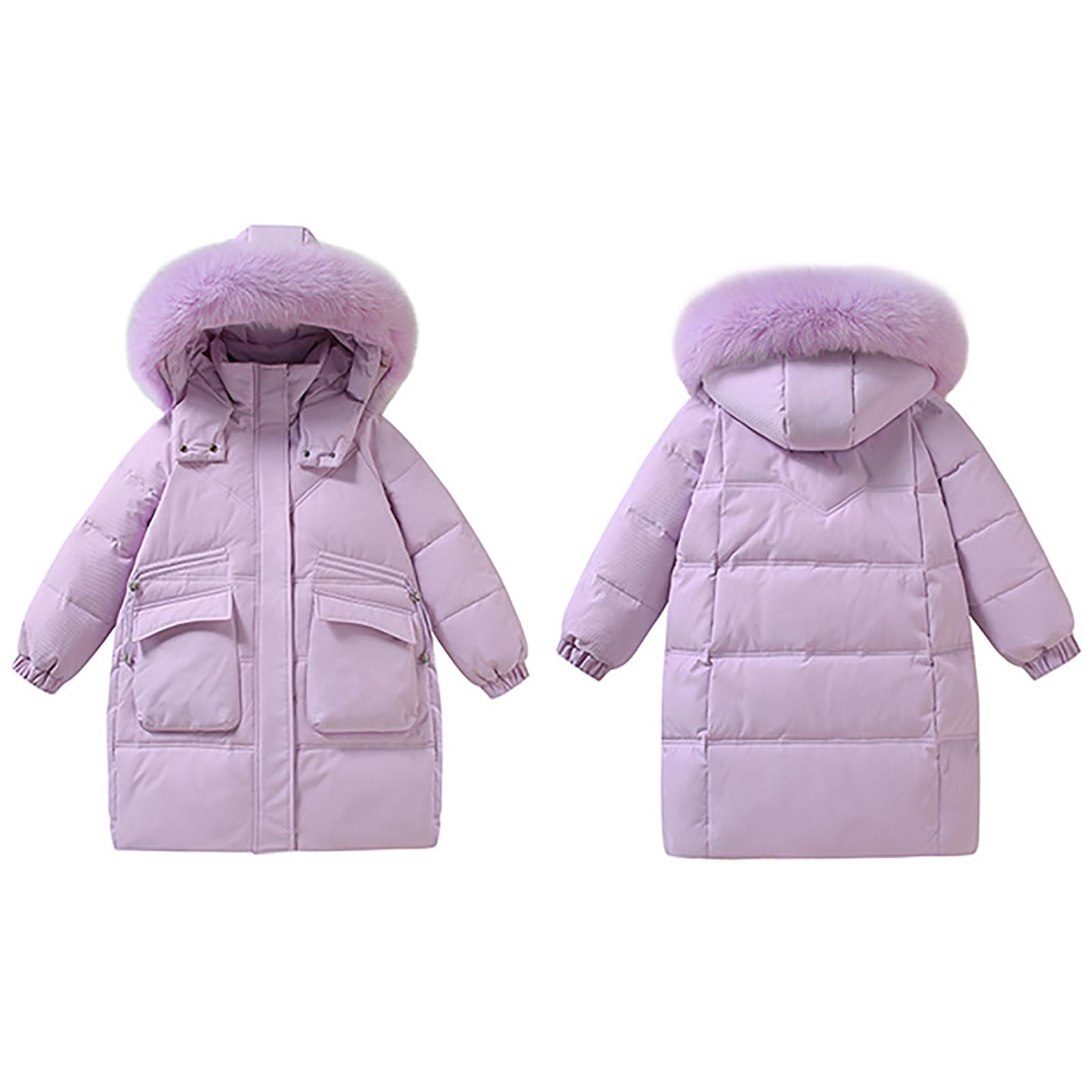 Cappotti invernali per ragazze piumini con cappuccio cappotti di cotone di media lunghezza tipo piumino capispalla da neve giacca da sci impermeabile tuta da neve