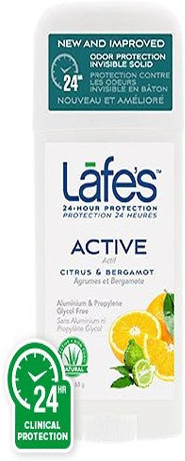 Twist Stick Deodorant - Active-2.5 oz Brand: Lafes Body Care