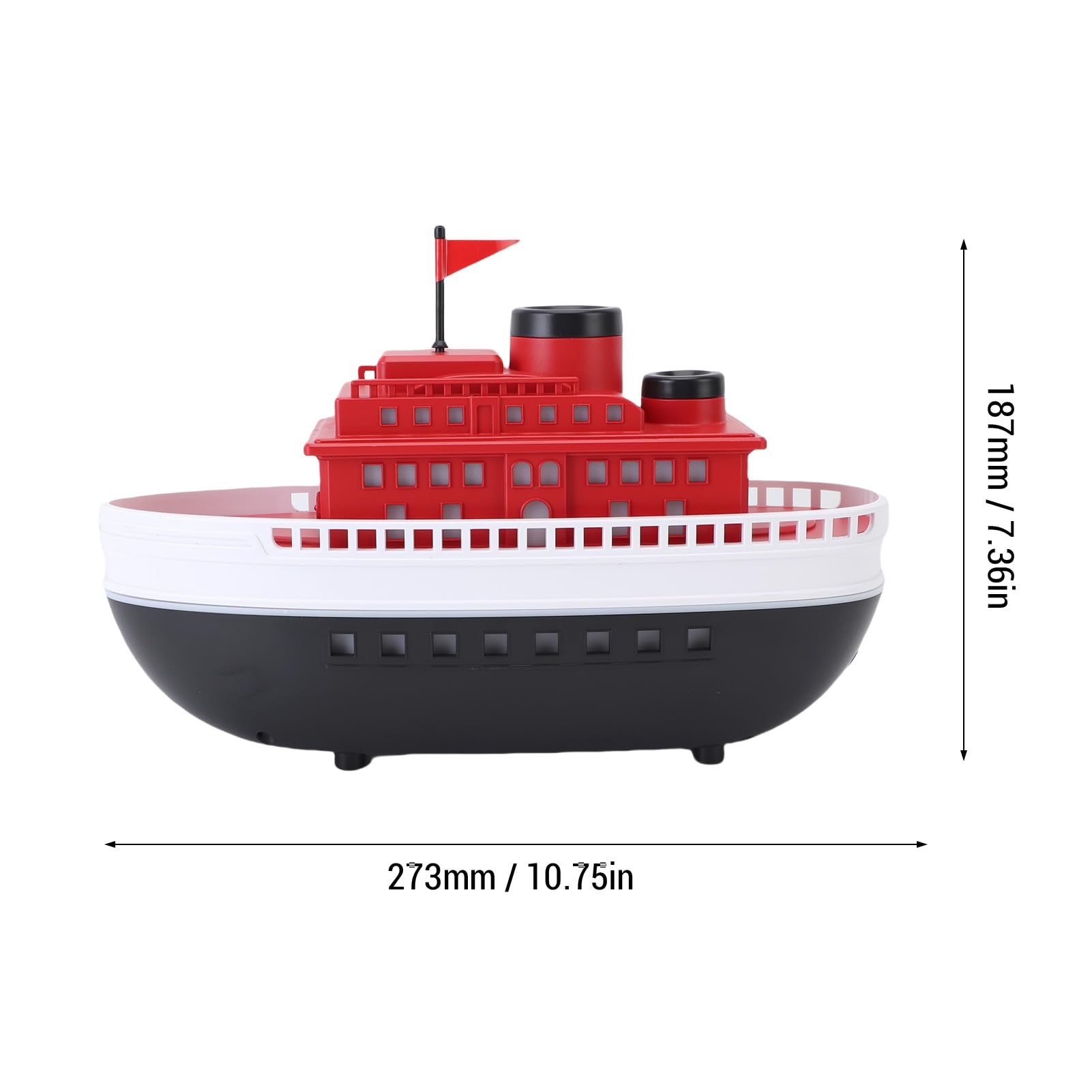 Diffusore di oli essenziali della nave di grande capacità di design retrò per la casa e l'ufficio 300 ml umidificatore alimentato tramite USB con luci colorate