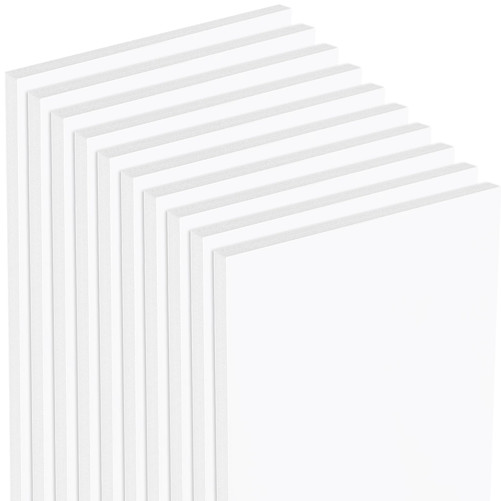 Mat Board Center, Pack of 10 1/8" White Foam Core Backing Boards (11x14, White)-image-41