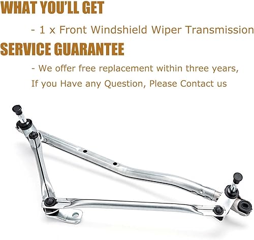 Miniatura 4 de Enlace de transmisión del motor del limpiaparabrisas 602-231 compatible con Chevrolet Cruze 2011, 2012, 2013, 2014, 2015, 2016, conjunto de