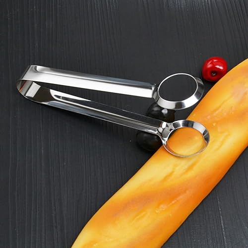 Miniatura 2 de Cabilock Pinzas para servir huevos Pinzas de acero para barbacoa, 2 pinzas para cocinar alimentos, pinzas para servir huevos, utensilios de cocina