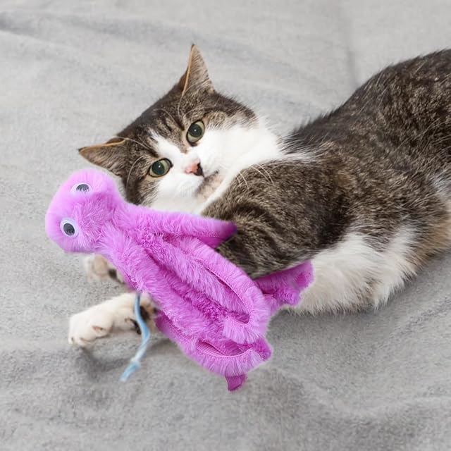 Foto 8 de 8 de DONGKER 3 juguetes de peluche para gatos
